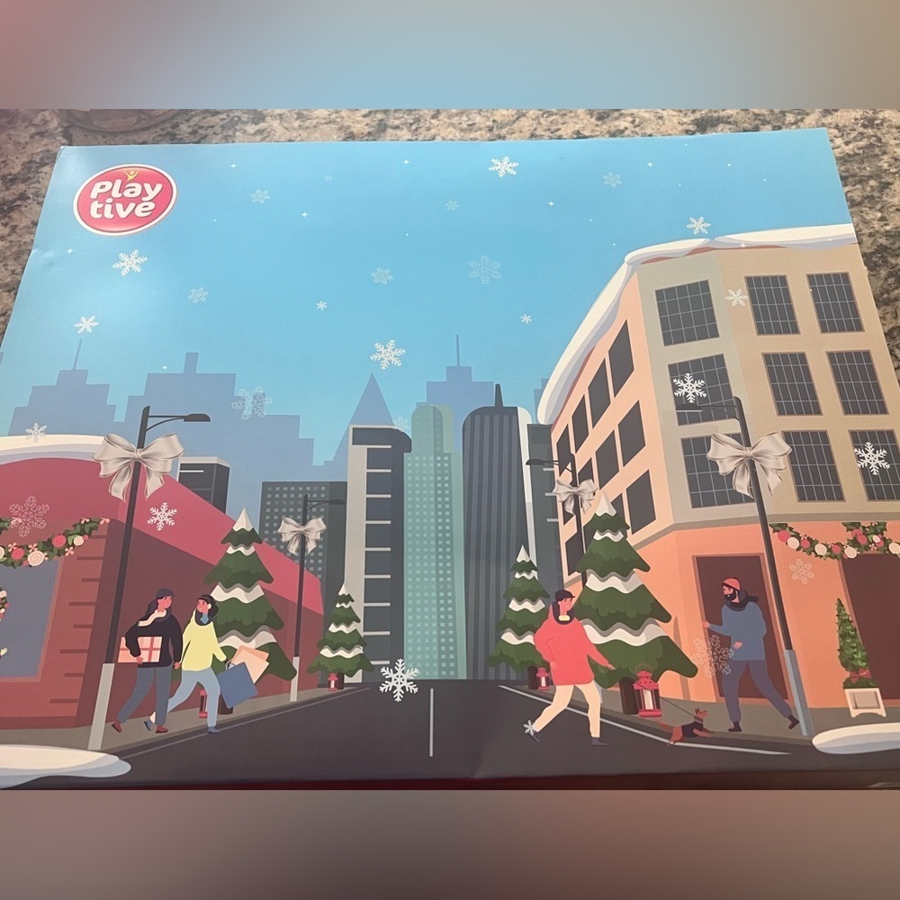 Play Live City Train Set Advent Calendar - Festive Multicolor - Picture 2 of 7